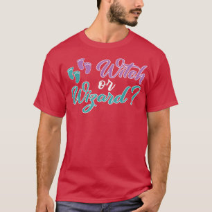 Geschlechtsbezogene Halloween-Hexe oder Zauberküns T-Shirt