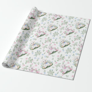 Geschlechtsenthüllung Baby Shower für ein Lamm Geschenkpapier