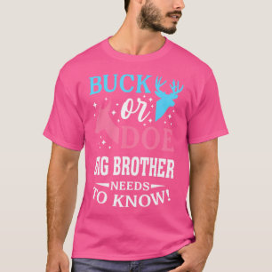 Geschlechtsenthüllung Bock oder Reh Bruder passend T-Shirt