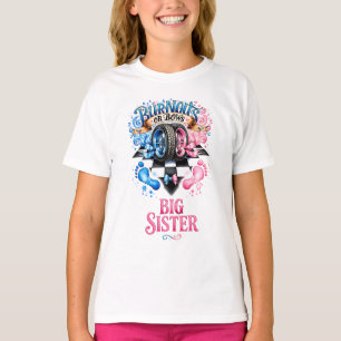Geschlechtsenthüllung Burnouts oder Schleifen Renn T-Shirt