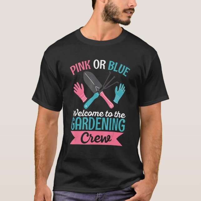Geschlechtsenthüllung für eine Gärtnerin T-Shirt (Vorderseite)