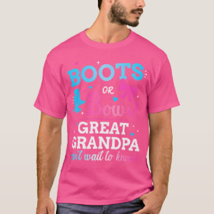 Geschlechtsenthüllung Stiefel oder Schleifen Ur-Gr T-Shirt