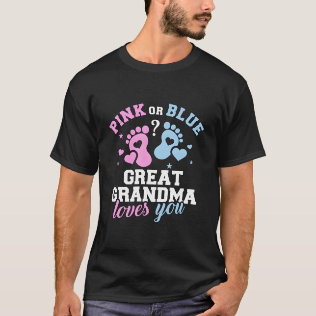 Geschlechtsenthüllung Urgroßmutter T-Shirt (Vorderseite)