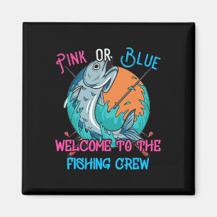 Geschlechtsenthüllungs-Angeldesign für einen Fisch Magnet