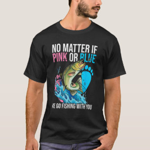 Geschlechtsenthüllungsfeier-Design für Angelfreund T-Shirt