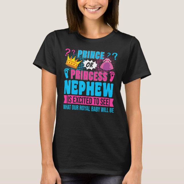 Geschlechtsenthüllungsfeier für den Prinzen oder d T-Shirt (Vorderseite)