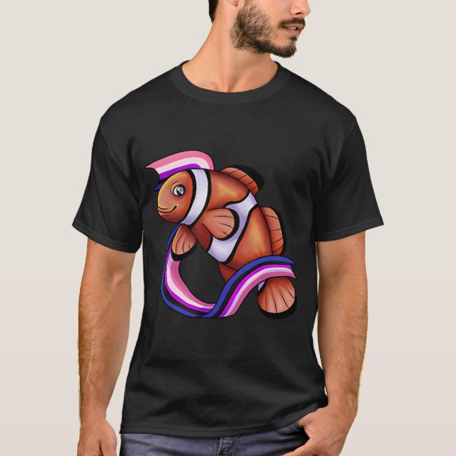 Geschlechtsflüssiger Clownfisch T-Shirt (Vorderseite)