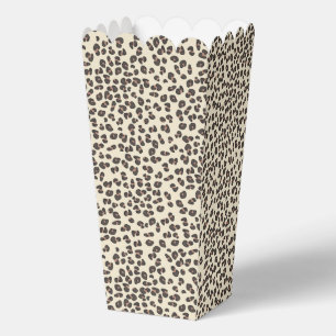 Geschlechtsneutrale Babyparty Leopardendruck Popco Geschenkschachtel