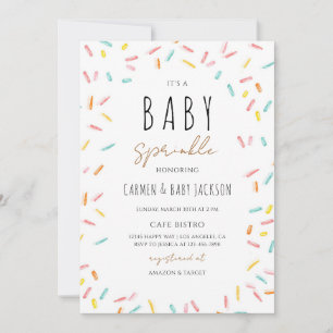 Geschlechtsneutrale Konfetti-Baby-Sprinkle Einladung