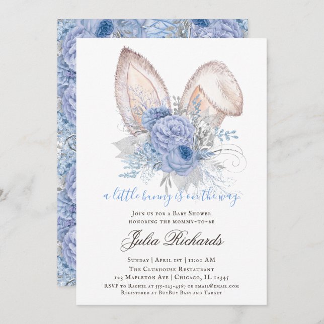 Geschlechtsneutrale Ostersonnendusche Einladung (Vorne/Hinten)