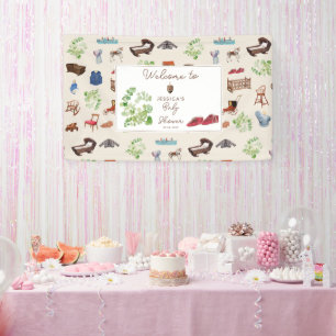 Geschlechtsneutrale Vintage-Nursery-Spielzeuge Bab Banner