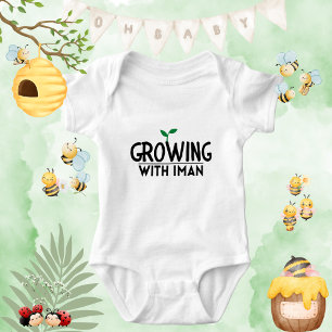 Geschlechtsneutrales islamisches Zitat Slogan Jung Baby Strampler