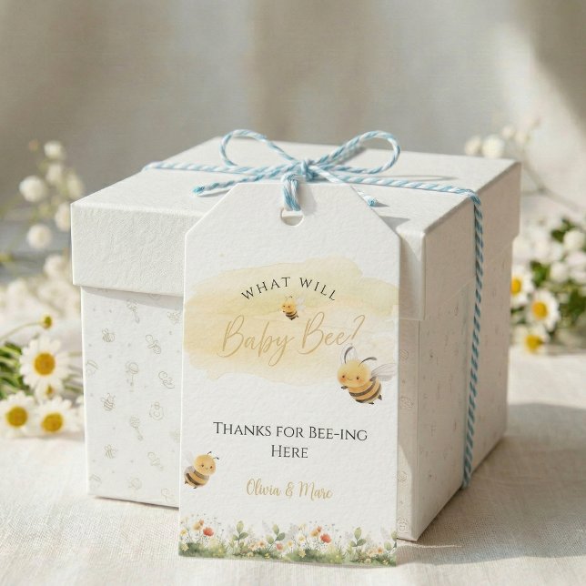 Geschlechtsoffenbarung der Biene • Was wird Baby B Geschenkanhänger (Von Creator hochgeladen)