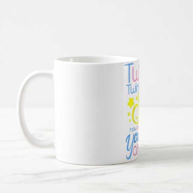 Geschlechtsoffenbarung Twinkle Kaffeetasse (Links)