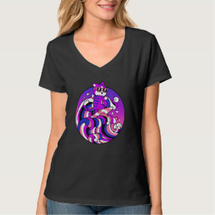 Geschlechtsorgane Surfkatze Geschlechtsflüssigkeit T-Shirt