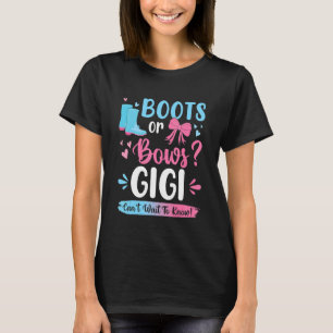 Geschlechtsspezifische Stiefel oder Bogen Gigi Mat T-Shirt