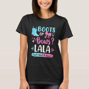 Geschlechtsspezifische Stiefel oder Bows Lala Matc T-Shirt