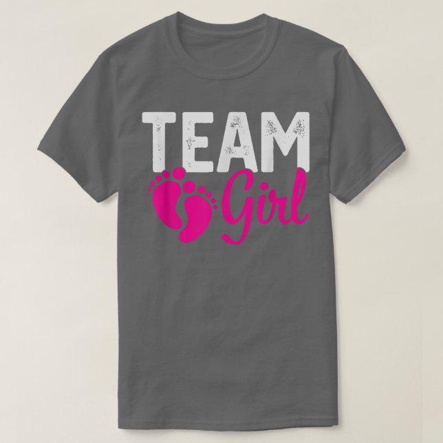 Geschlechtsspezifische Teammädchen rosa T-Shirt (Design vorne)