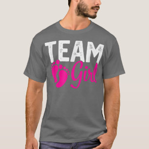 Geschlechtsspezifische Teammädchen rosa T-Shirt
