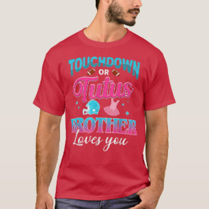 Geschlechtsspezifische Touchdown- oder Tutus-Brude T-Shirt
