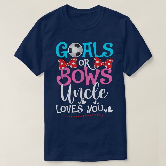 Geschlechtsspezifische Ziele oder Bögen bei Lieben T-Shirt (Design vorne)