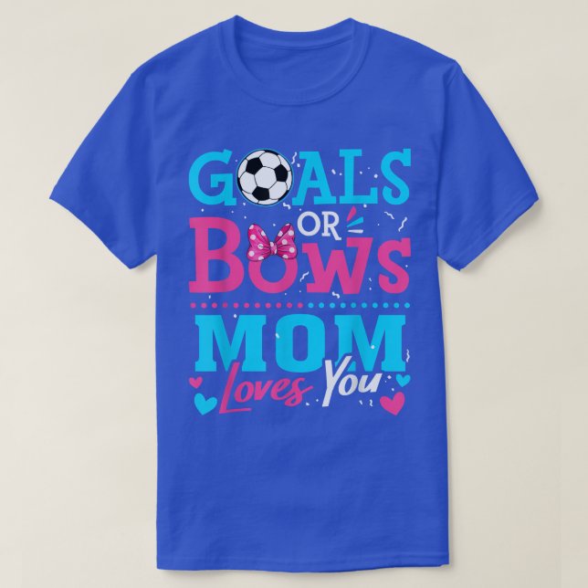 Geschlechtsspezifische Ziele oder Bögen Mama Liebe T-Shirt (Design vorne)