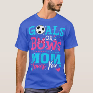 Geschlechtsspezifische Ziele oder Bögen Mama Liebe T-Shirt