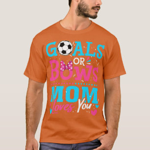 Geschlechtsspezifische Ziele oder Bögen Mama Liebe T-Shirt