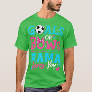 Geschlechtsspezifische Ziele oder Bögen Mama-Liebe T-Shirt