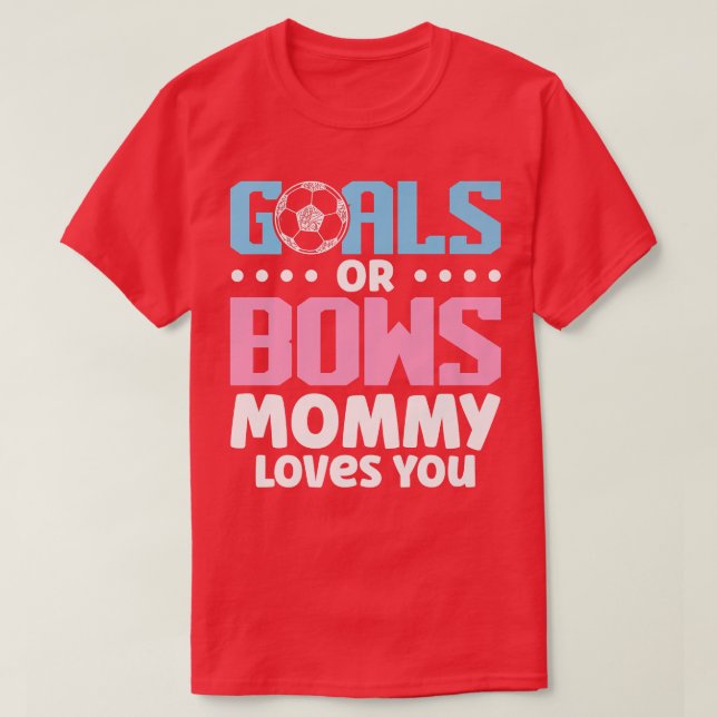 Geschlechtsspezifische Ziele oder Bögen Mami-Liebe T-Shirt (Design vorne)