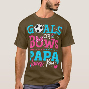 Geschlechtsspezifische Ziele oder Bögen Papa-Liebe T-Shirt