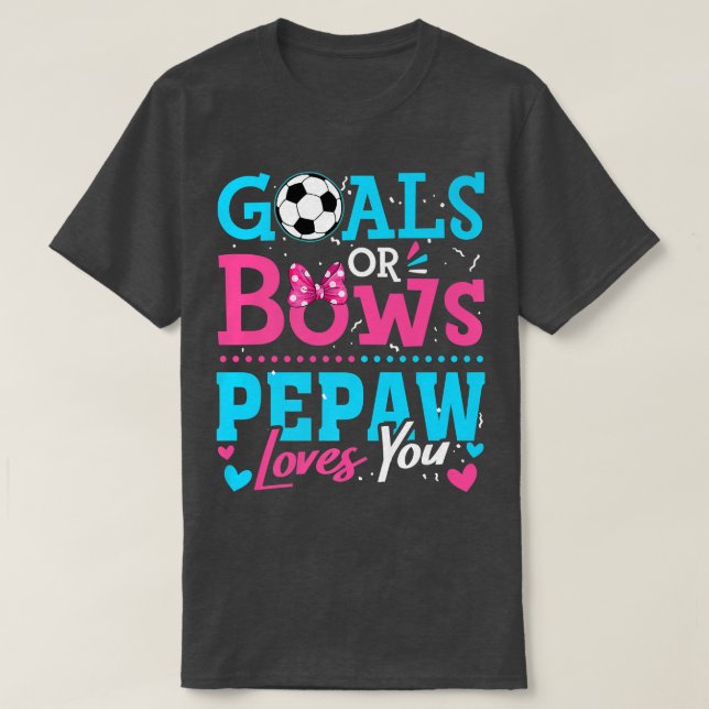 Geschlechtsspezifische Ziele oder Bögen Pepaw Lieb T-Shirt (Design vorne)