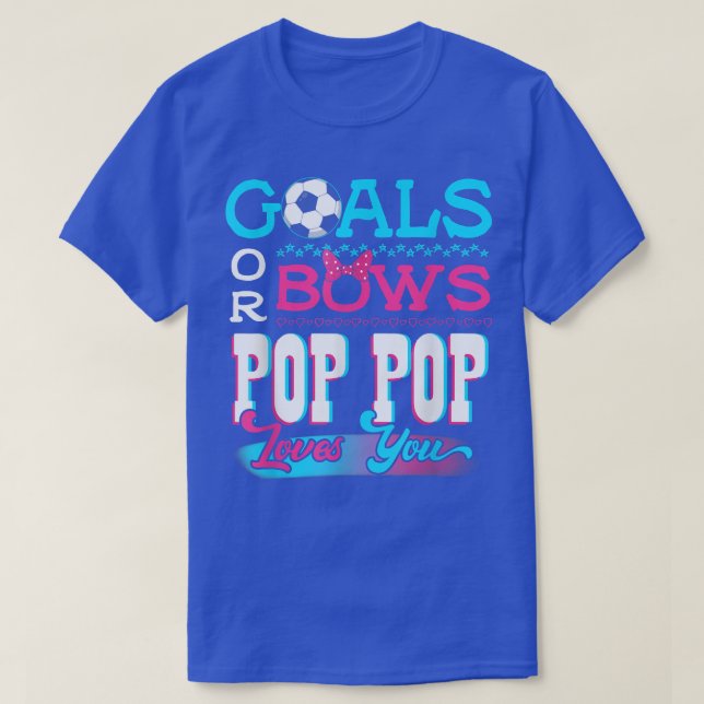 Geschlechtsspezifische Ziele oder Bögen Pop Pop Li T-Shirt (Design vorne)