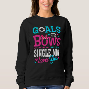 Geschlechtsspezifische Ziele oder Bögen Single Mam Sweatshirt