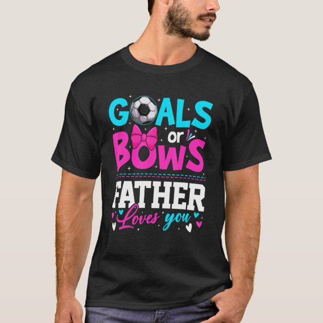 Geschlechtsspezifische Ziele oder Bögen Vater Lieb T-Shirt (Vorderseite)