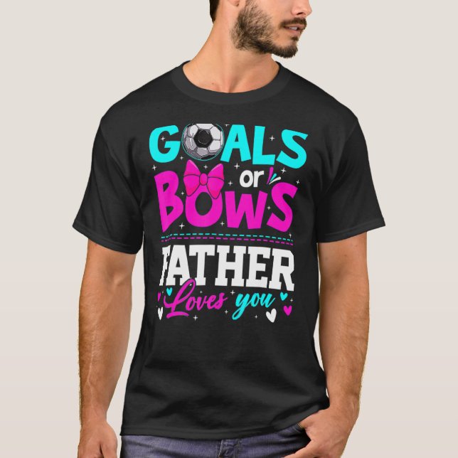 Geschlechtsspezifische Ziele oder Bögen Vater Lieb T-Shirt (Vorderseite)