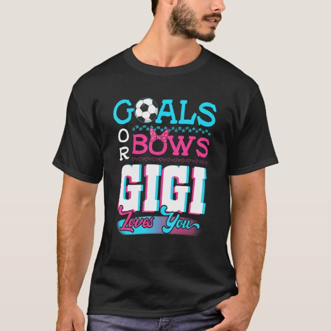 Geschlechtsspezifische Ziele oder Bows Gigi Lieben T-Shirt (Vorderseite)