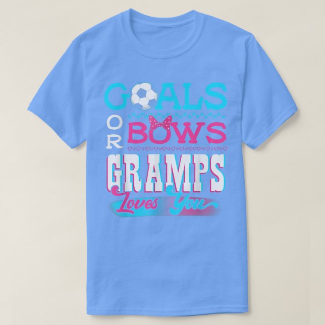 Geschlechtsspezifische Ziele oder Bows Gramps Lieb T-Shirt (Design vorne)