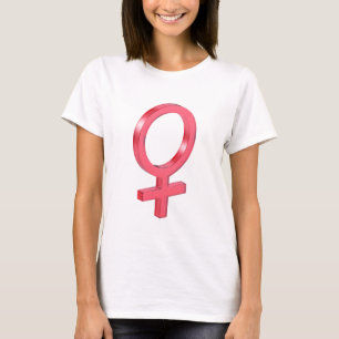 Geschlechtssymbol der Rotglasfrau T-Shirt
