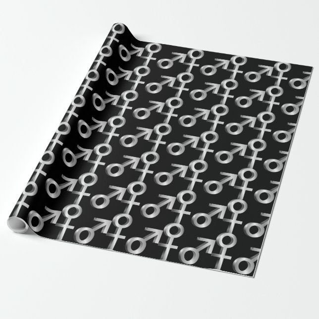 Geschlechtssymbole Geschenkpapier (Ungerollt)