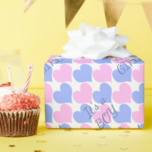 Geschlechtsverkehr Es ist ein Junge/Mädchen rosa i Geschenkpapier