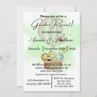 Geschlechtsverkehr: Tiersafari in einem Heißluftba Einladung