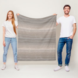 Geschliffener Travertinstein Pilz Taupe Minimalist Fleecedecke