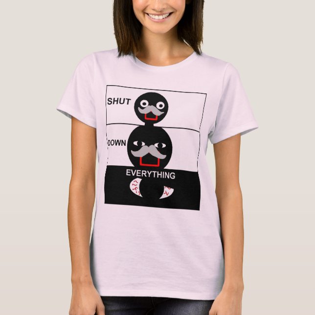 Geschlossen alles T-Shirt (Vorderseite)