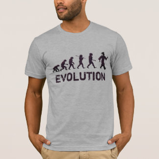Geschlossen Evolution des Mankind Funny Graduate T-Shirt