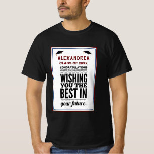 Geschlossen Graduate Class Gratulationen Custom T-Shirt