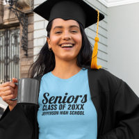 Geschlossen Senior Class of 20XX Colorful Custom