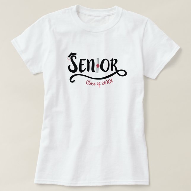 Geschlossen Senior - Klasse T-Shirt (Design vorne)