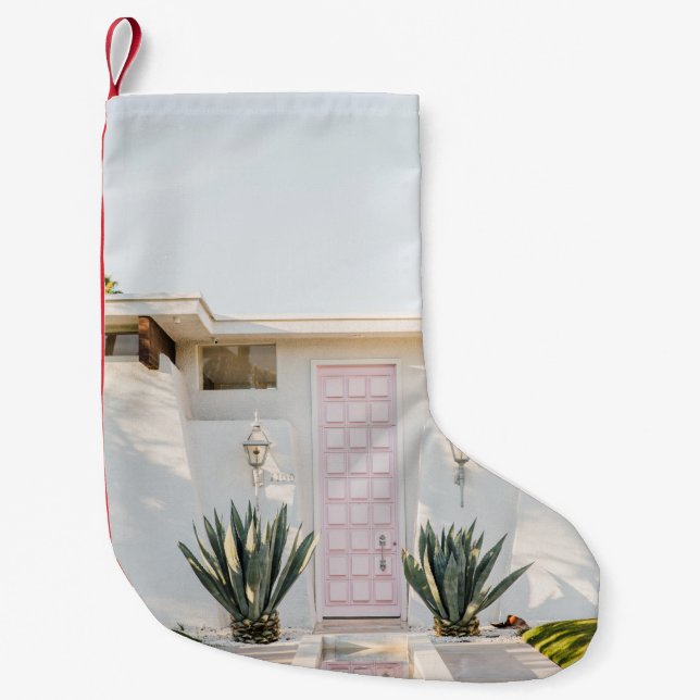 Geschlossene Tür Kleiner Weihnachtsstrumpf (Vorderseite)