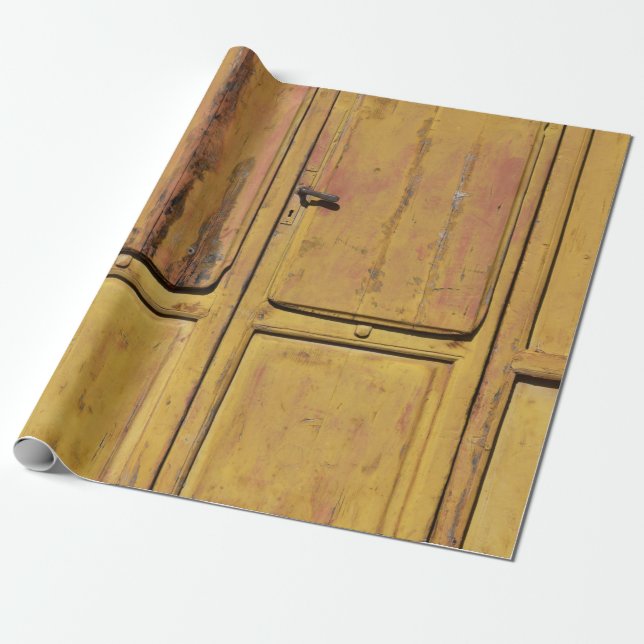 Geschlossener Holzschrank Geschenkpapier (Ungerollt)